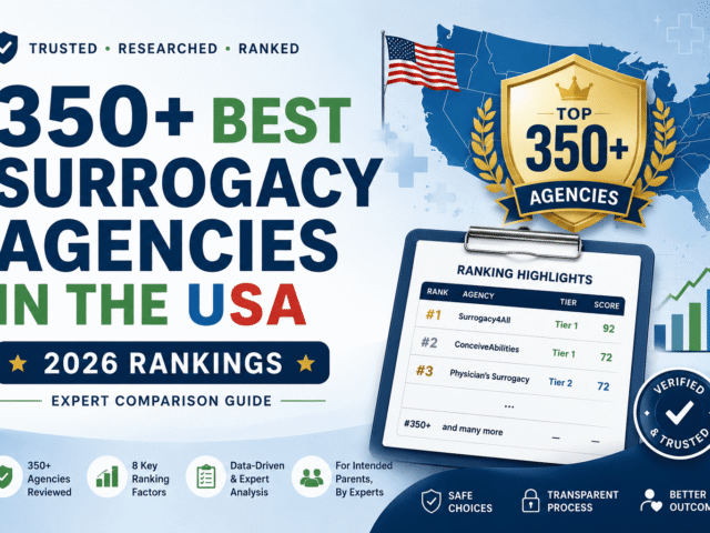 350+ Best Top Surrogacy Agencies in the USA 2026 Rankings