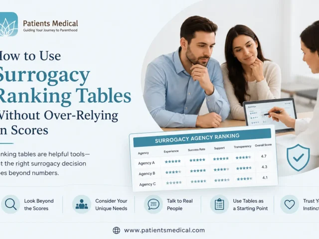 How to Use Surrogacy Ranking Tables Without Over-Relying on Scores