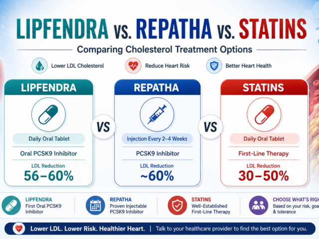 Lipfendra vs. Repatha vs. Statins: Which Cholesterol Treatment May Be Right for You?