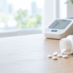 Prescription bottle of chlorthalidone tablets