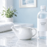 Neti Pot and Distilled Water